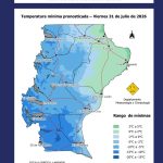 Santa Cruz se prepara para un fin de semana con nevadas y temperaturas bajo cero